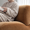 PRALINE Cushioned Lounge Chair Quality Fabric