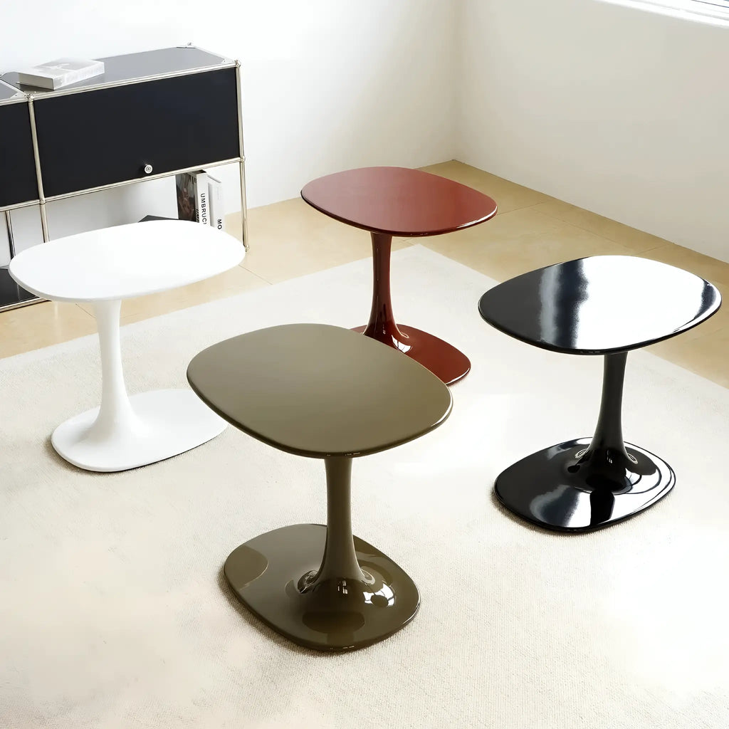 Pedro Side Table Organic Sculptural Pedestal Monolithic Design