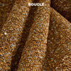 Pomera Lounge Chair Sculptural Accent Chair Boucle Close Up