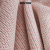 Pomera Lounge Chair Sculptural Accent Chair Melton Fabric Close Up
