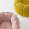 Pomera Lounge Chair Sculptural Accent Chair Melton Fabric
