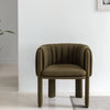 RIVELLE Dining Chair channel tufted upholstery and a contemporary design Minimal Shape