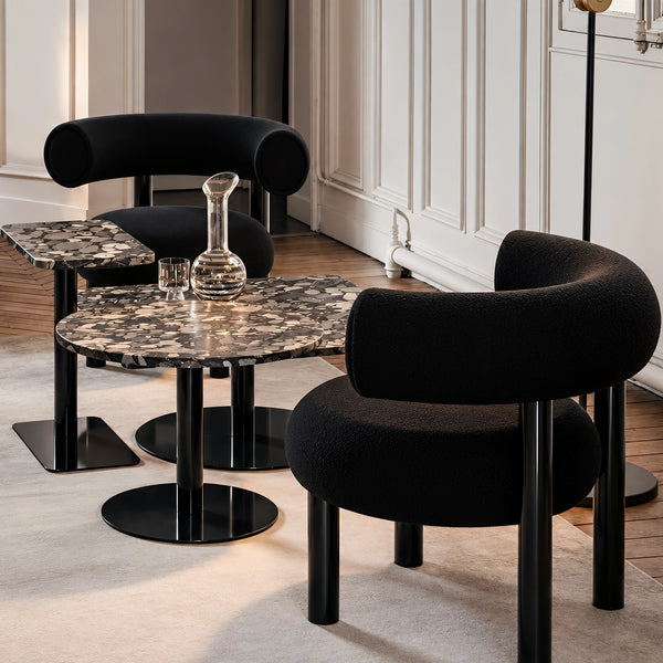 ROLO lounge chair in a modern restaurant styled interior setting