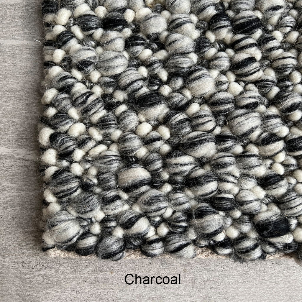 Rug Sigri Charcoal Close Up