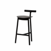 SPRUCE Kitchen Counter Stool in solid ash wood black finish stylist scandinavian furniture design