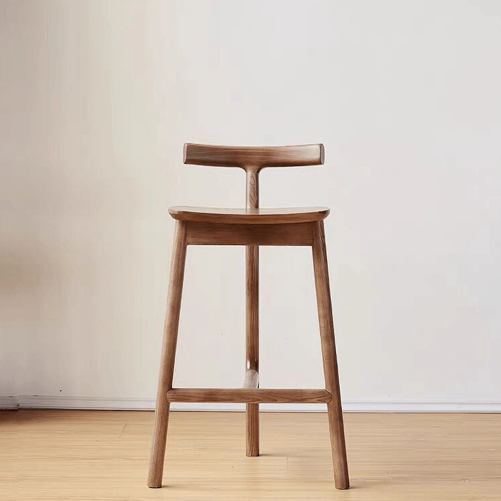 SPRUCE Kitchen Counter Stool in solid ash wood scandinavian furniture design