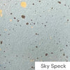 micro-cement paint finish in sky speck blue color