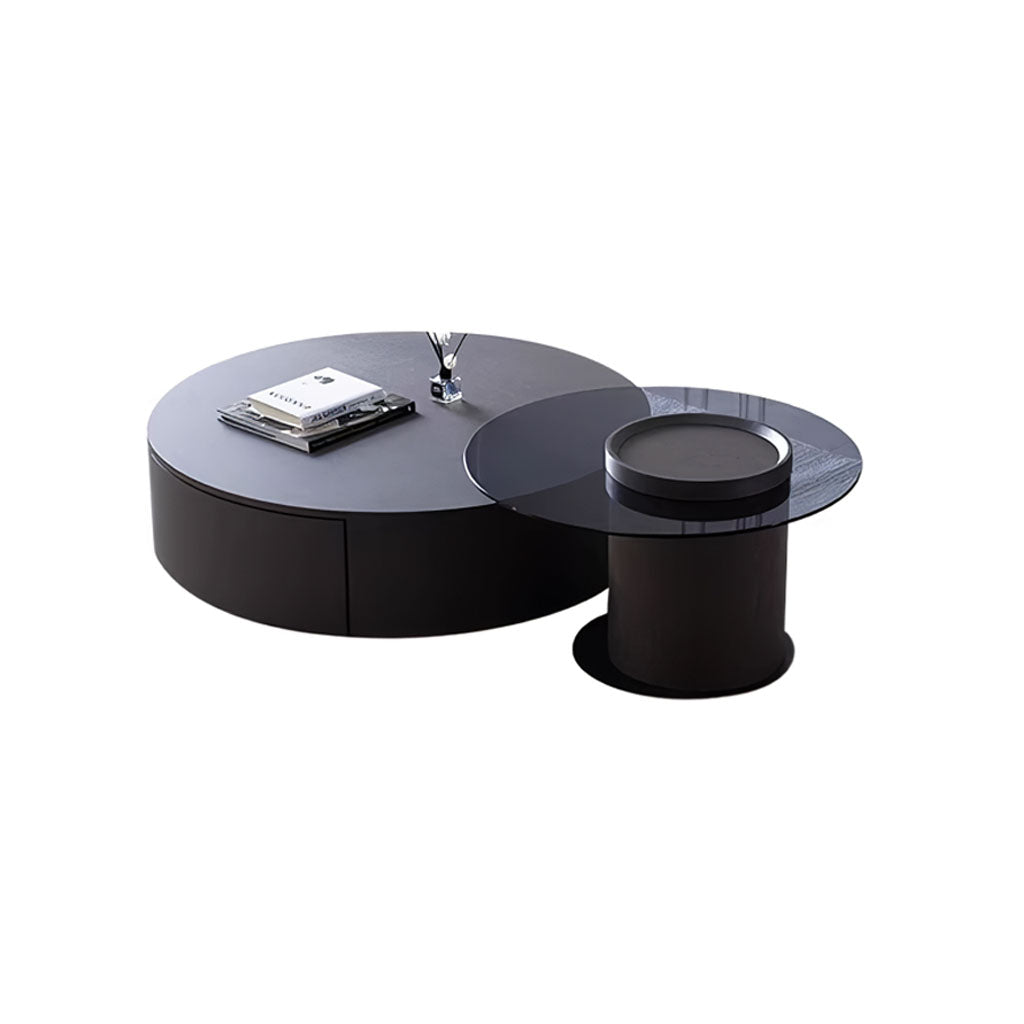 Solstice Coffee Table Set Black 