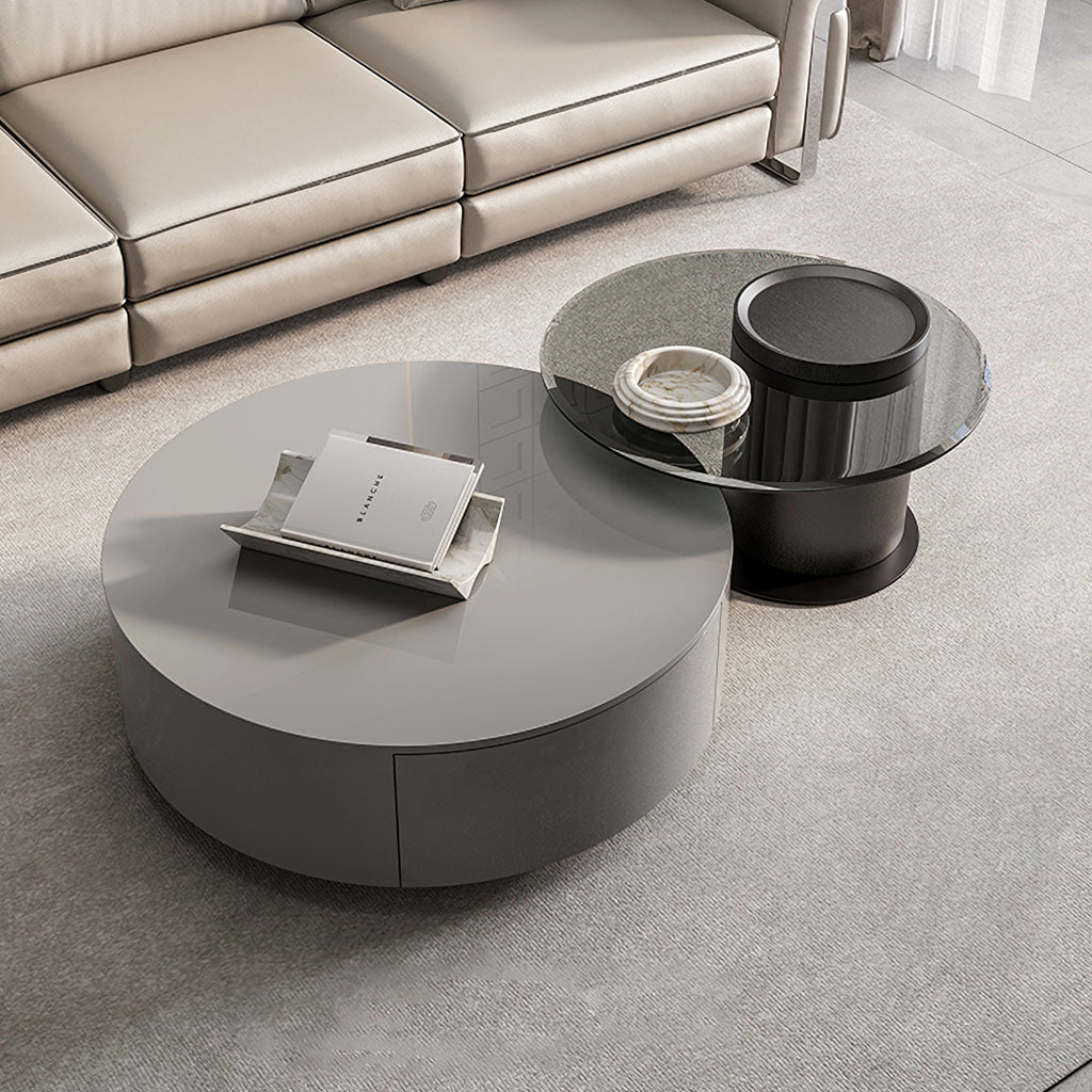 Solstice Coffee Table Set Grey Living Lifestyle