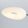 Arc-shaped Steel Floor Lamp White with LED Shade