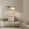 Arc-shaped Steel Floor Lamp White with LED Shade