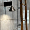 Sundae Wall Lamp Black Sleek Design Geometry Shape Hallway