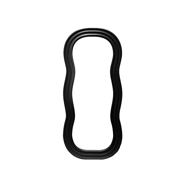 Everleigh Full Height Mirror Black Cloud Shape Foyer Bedroom Hallway Dressing Dining Thumb