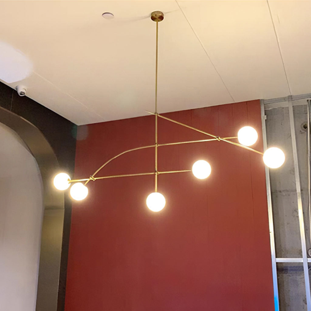 Tempo Chandelier Ceiling Light Gold
