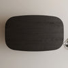 Tobi Wooden Coffee Table TopContemporary Solid Wood Coffee Table Black Living Room Top