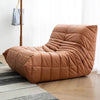 Togo Lounge Chair Dark Brown