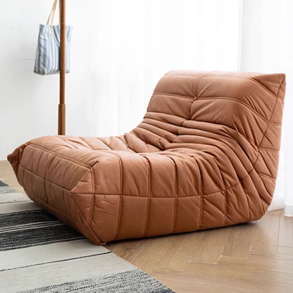 Togo Lounge Chair Dark Brown