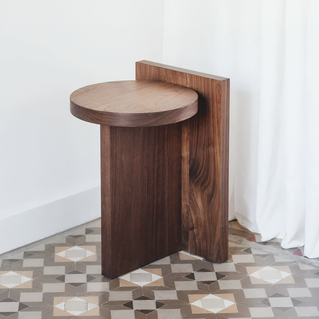 Modern Contemporary Coffee Table Design in Walnut Wood