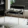 Voss Armchair Pu Leather Black Modern Lifestyle