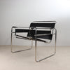 Voss Armchair Pu Leather Black Modern