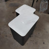 Zeno Marble Side Table Z Form- nspired
