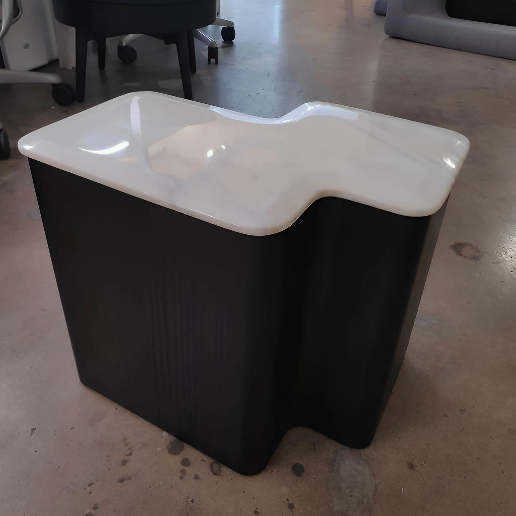Zeno Marble Side Table Z Form