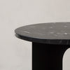 ANDROGYNE SIDE TABLE BLACK MARBLE CLOSE UP