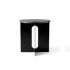 ANDROGYNE SIDE TABLE BLACK MARBLE
