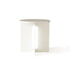 ANDROGYNE SIDE TABLE WHITE MARBLE