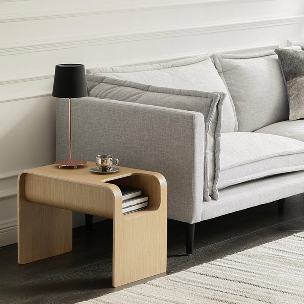 ARCHIE Wooden Side Table Oak Living Room