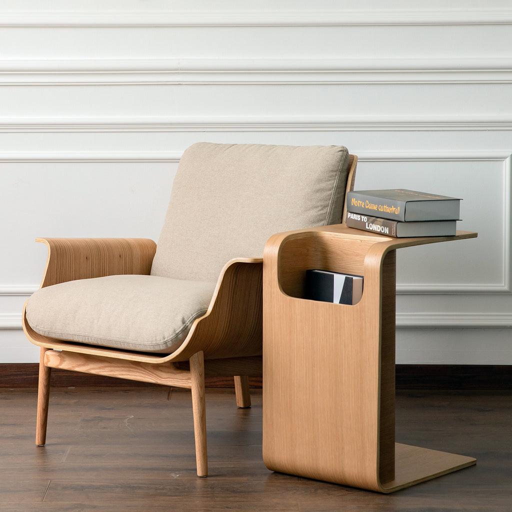 ARCHIE Wooden Side Table Oak