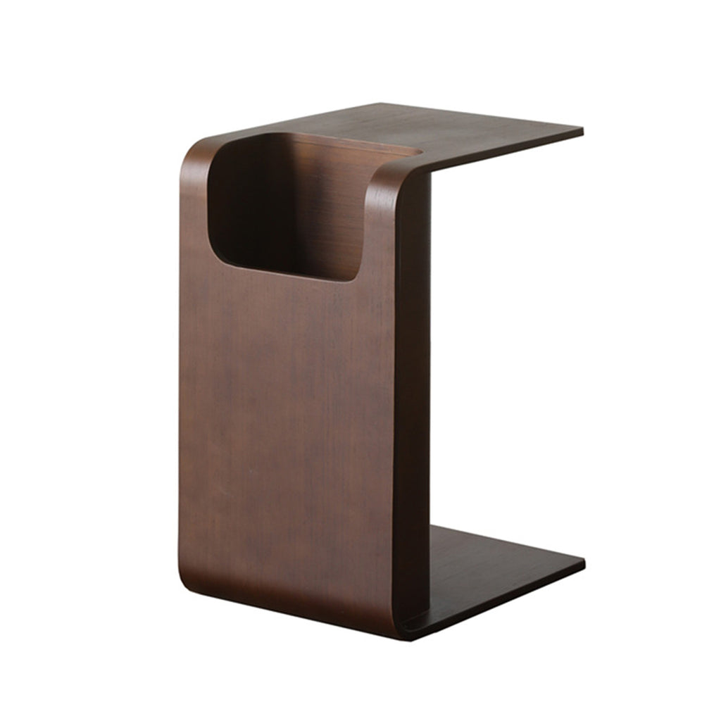 ARCHIE Wooden Side Table Walnut