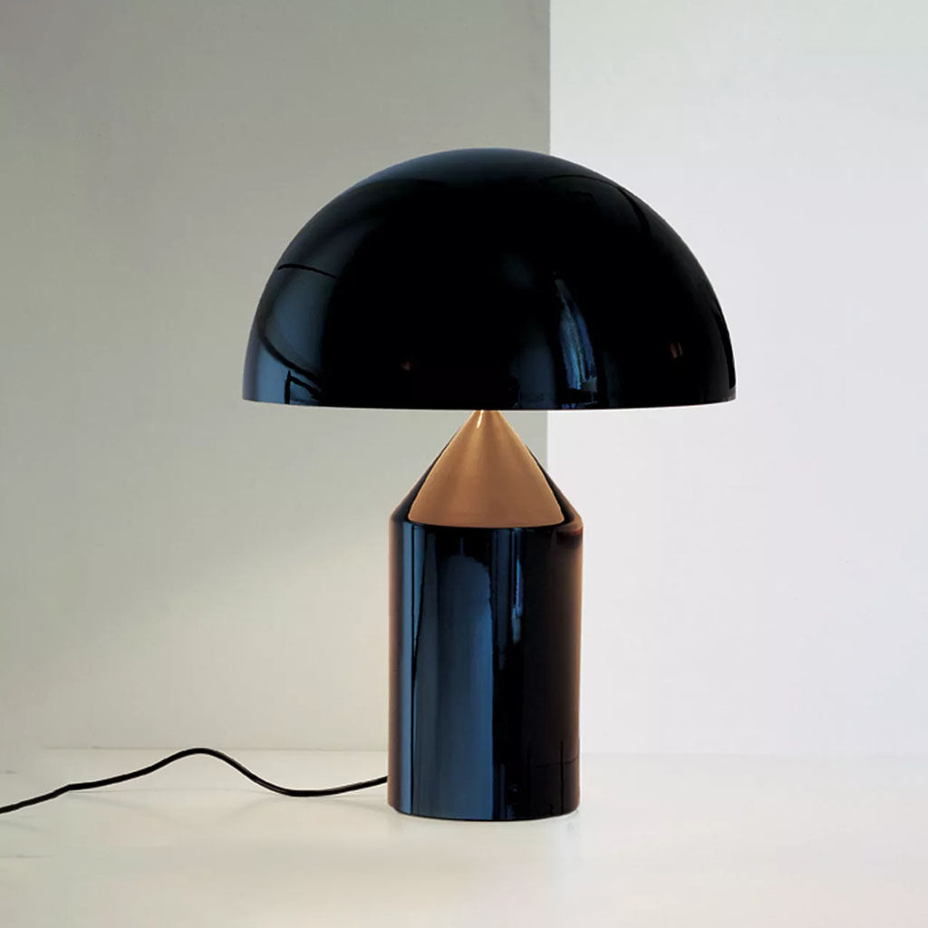 Atollo Table Lamp Black Steel