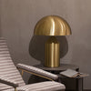 Atollo Table Lamp Gold Steel