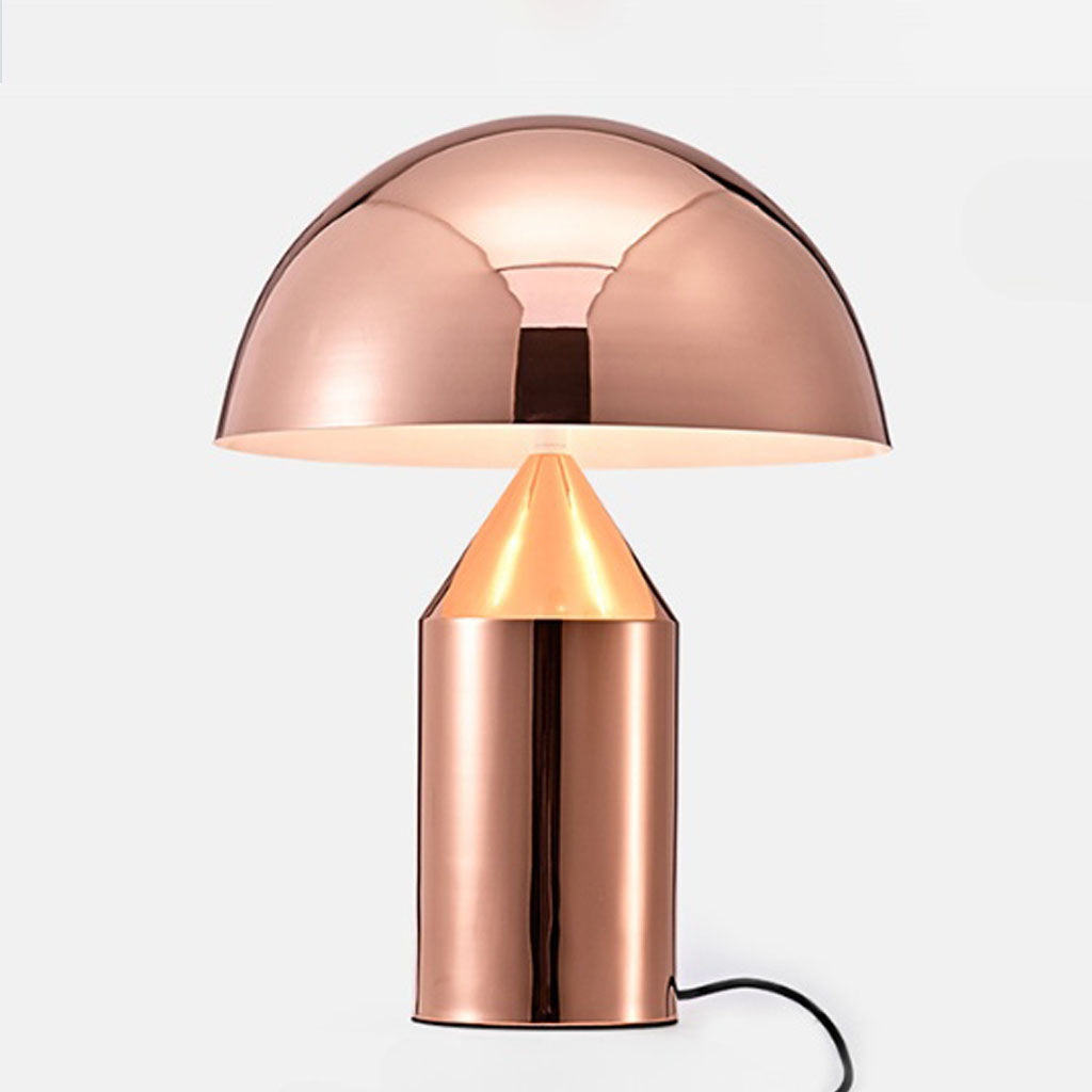 Atollo Table Lamp Rose Gold Steel