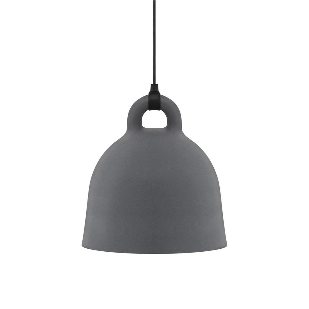 Bell Pendant Light Matt Grey Large