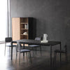 Bok Dining Table Black Solid Wood