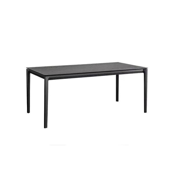 Bok Dining Table Black in Solid Wood