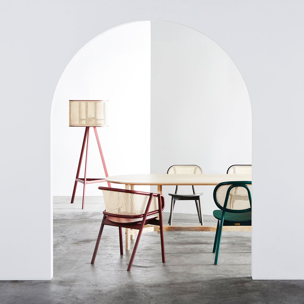 CANE 2201 Dining Wood Armchair Colors Setting