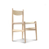 Solid Wood Dining Chair in Paper Cord Oak