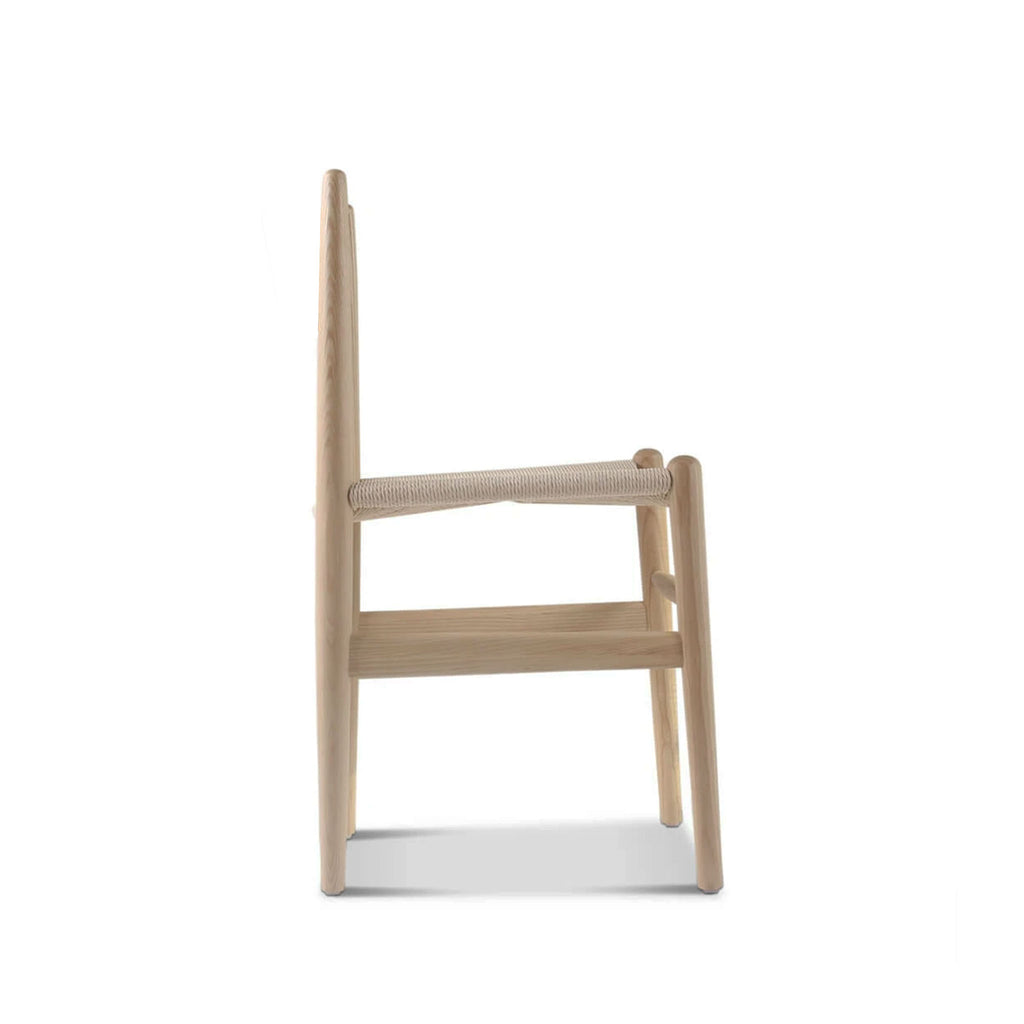 Solid Wood Dining Chair in Paper Cord Oak