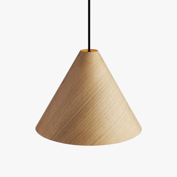 CONE Wooden Pendant Light Natural Oak