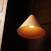 CONE Wooden Pendant Light Natural Oak Ambience