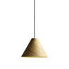 CONE Wooden Small Dining Pendant Light Natural Oak