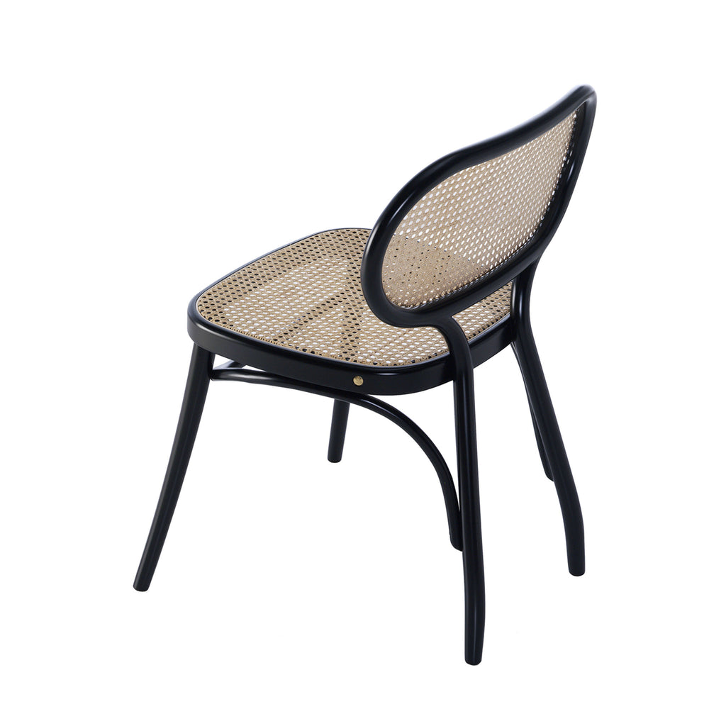 Cane 1101 Dining Chair Black Back