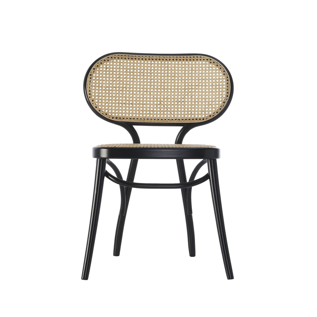 Cane 1101 Dining Chair Black Front