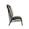 Cane 3301 Lounge Chair Black Side