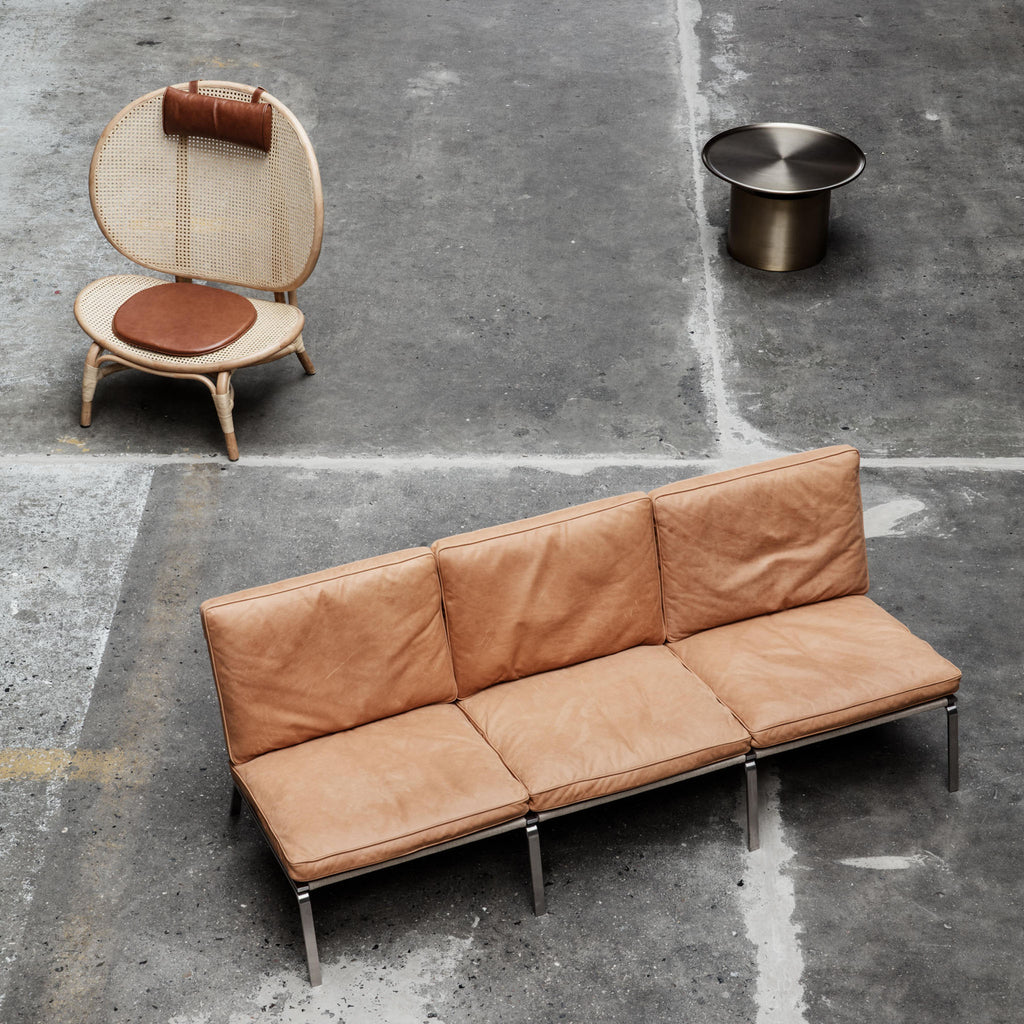 Cane 3301 Lounge Chair Oak Industrial Design 