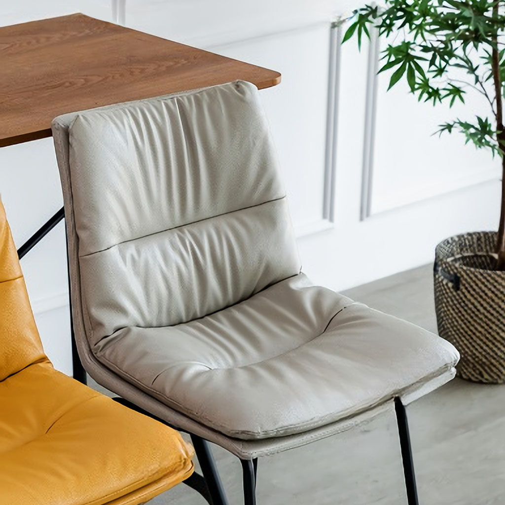 Caramel Bar Stool Light Grey Close Up