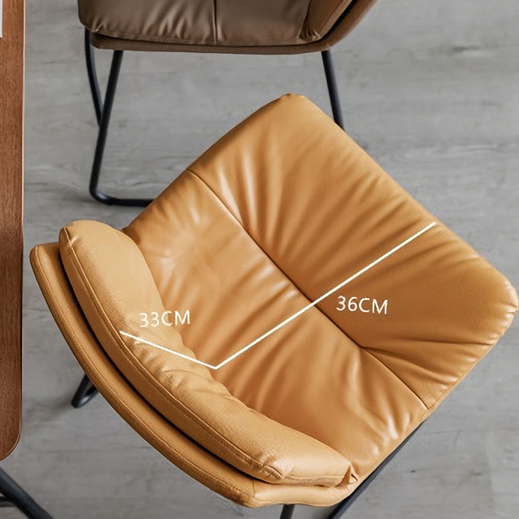 Caramel Bar Stool Top View